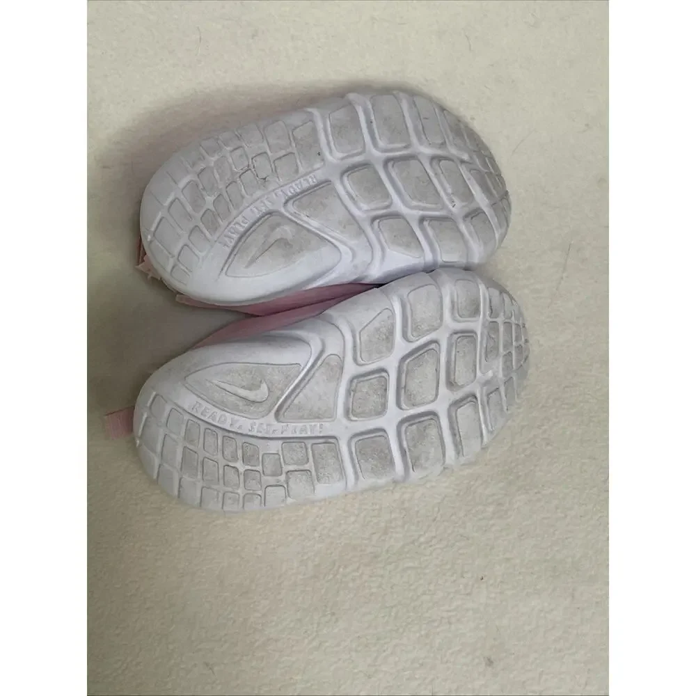 Kids' Nike Flex Runner 2 DJ6039-600 Girls Pink Foam/Grey Toddler Shoe Size 6c